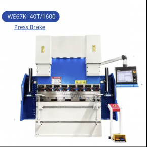 WE67K- 40T/1600 Full Automatic Box CNC Hydraulic Iron Metal Sheet Folding Machine for Metal